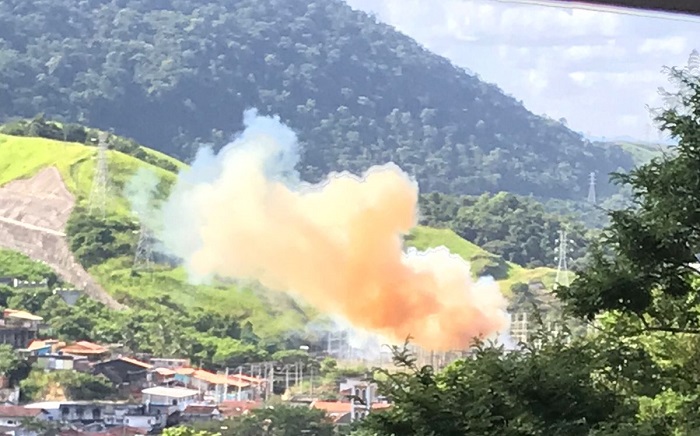 Explosão de subestação em São Sebastião provoca apagão no Litoral Norte
