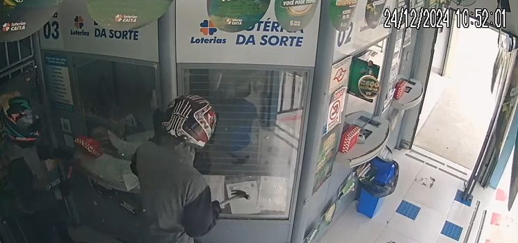 Criminosos assaltam lotérica em São Sebastião