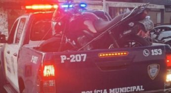 Polícia Municipal intercepta moto com placa adulterada após registro de câmeras do COI em São Sebastião