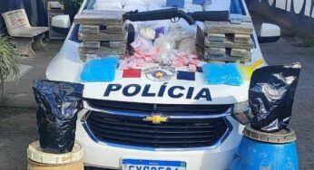 Polícia Militar apreende 27 tijolos de maconha e prende traficante em Ubatuba
