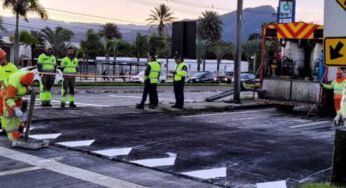 Passagem de Pedestres na Rodovia SP 55 é reinstalada no Pontal de Santamarina