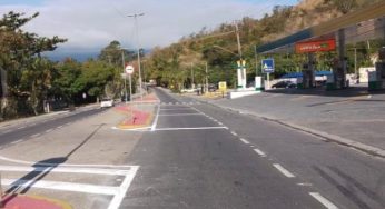 Prefeitura de São Sebastião cobra DER para sinalização do trecho da Rodovia SP-55 na Cigarras